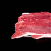 Cecina de potro sobre fondo negro